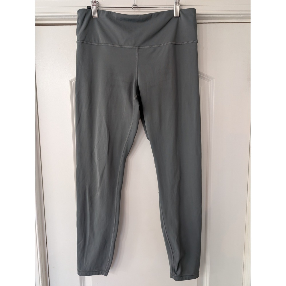Athleta Elation Train 7/8 Tight Gray High Rise Leggings Womens Large Tall yoga